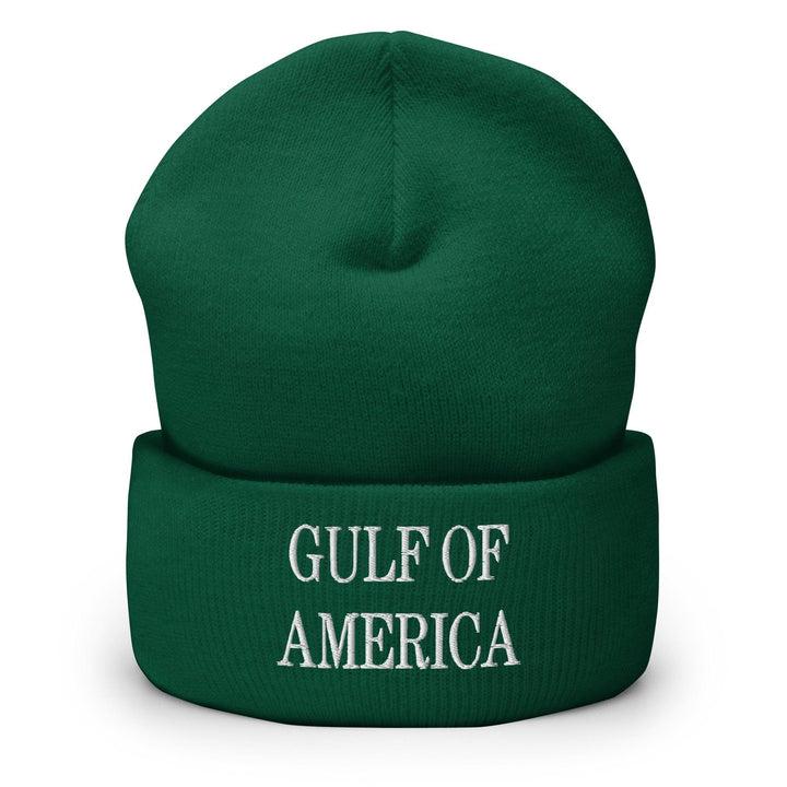 Gulf of America Embroidered Knit Cuffed Beanie - Spruce