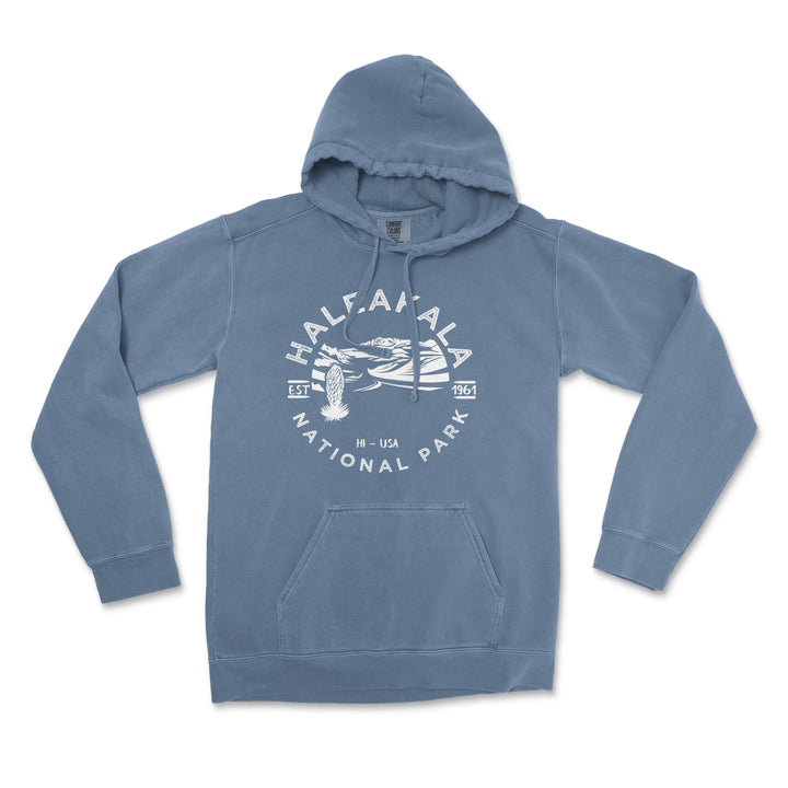 Haleakala National Park Comfort Colors Hoodie - S / Blue Jean - hoodie