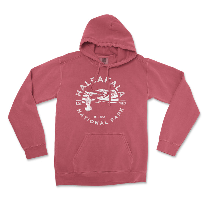 Haleakala National Park Comfort Colors Hoodie - S / Crimson - hoodie