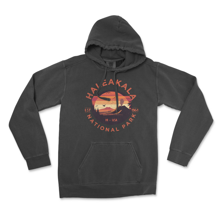 Haleakala National Park Comfort Colors Hoodie - S / Pepper - hoodie