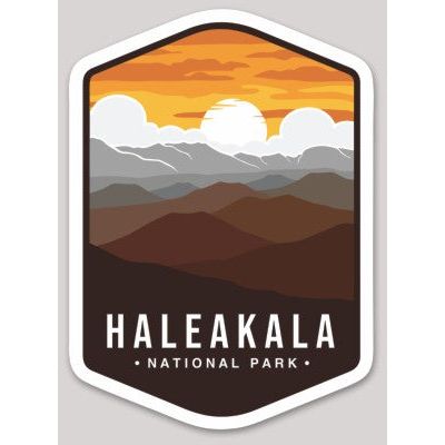 Haleakala National Park Die Cut Sticker Large - sticker