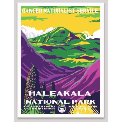 Haleakala National Park WPA Sticker Large - sticker