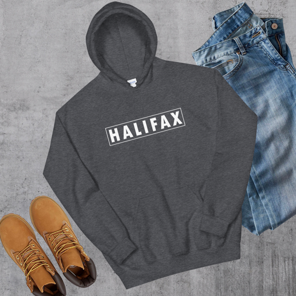 Halifax Box Hoodie - Dark Heather / S