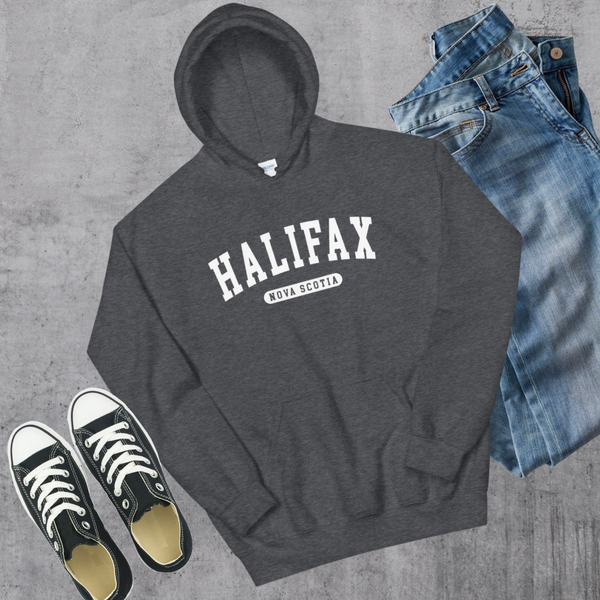 Halifax College Hoodie - Dark Heather / S