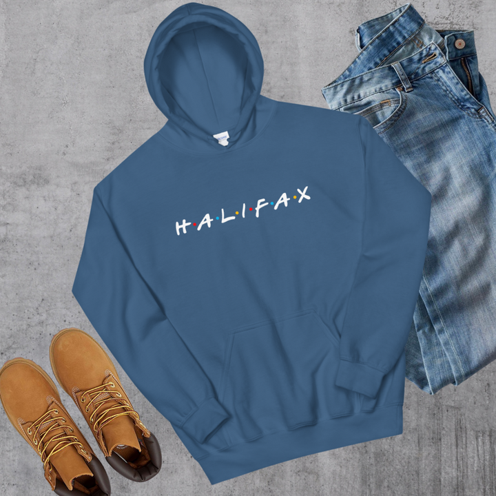 Halifax Friends Hoodie - Indigo Blue / S