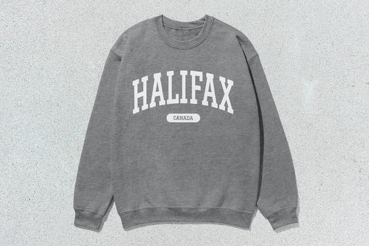 Halifax - Unisex Heavy Blend™ Crewneck Sweatshirt - athletic heather / Small - Sweatshirts & Hoodies