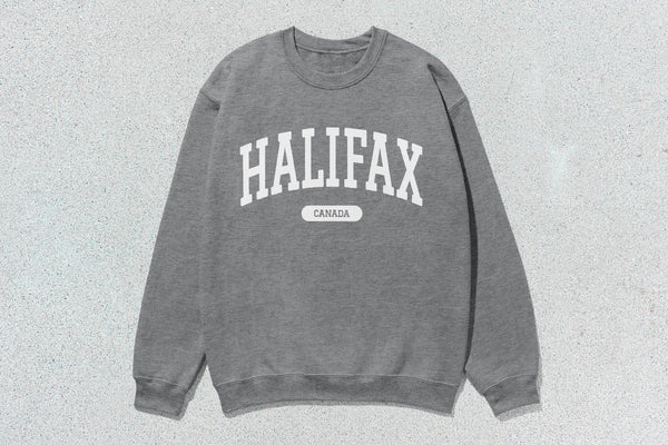 Halifax - Unisex Heavy Blend™ Crewneck Sweatshirt - athletic heather / Small - Sweatshirts & Hoodies