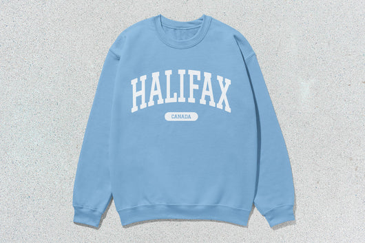 Halifax - Unisex Heavy Blend™ Crewneck Sweatshirt - Blue / Small - Sweatshirts & Hoodies