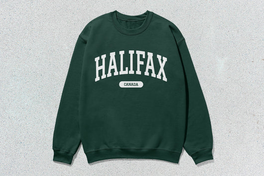 Halifax - Unisex Heavy Blend™ Crewneck Sweatshirt - Green / Small - Sweatshirts & Hoodies