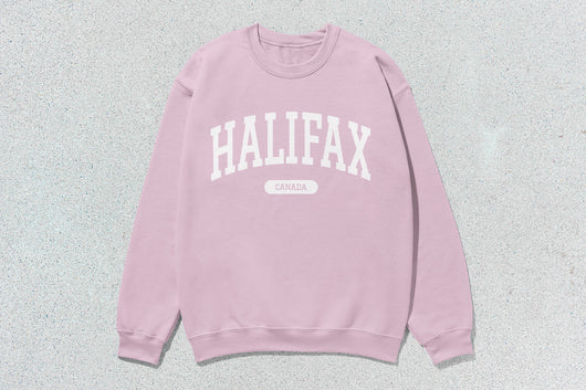 Halifax - Unisex Heavy Blend™ Crewneck Sweatshirt - Pink / Small - Sweatshirts & Hoodies