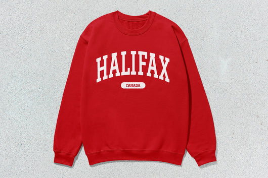 Halifax - Unisex Heavy Blend™ Crewneck Sweatshirt - Red / Small - Sweatshirts & Hoodies