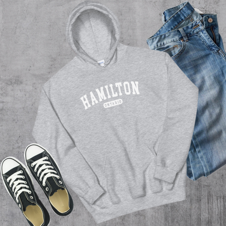 Hamilton ON College Hoodie - Sport Grey / S