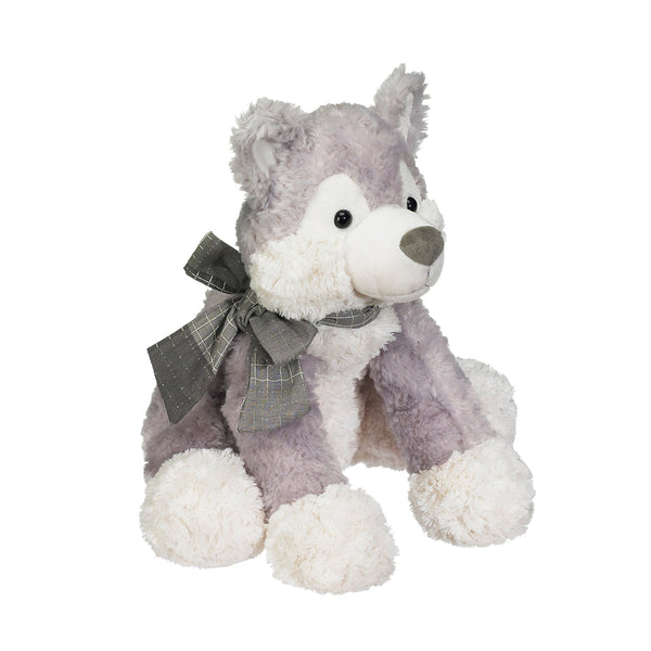 Harley Husky Mini Plush - grey and white - Embroider Buddy®