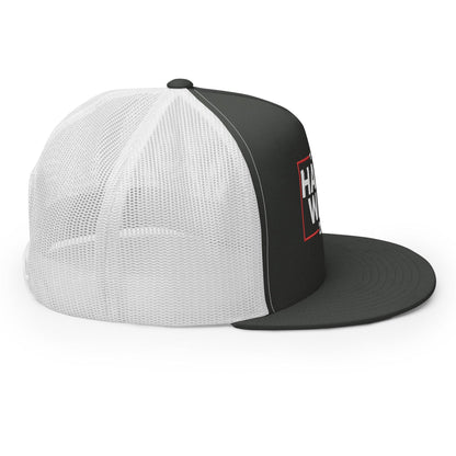 Harris Walz 2024 Flat Bill Brim Trucker Hat