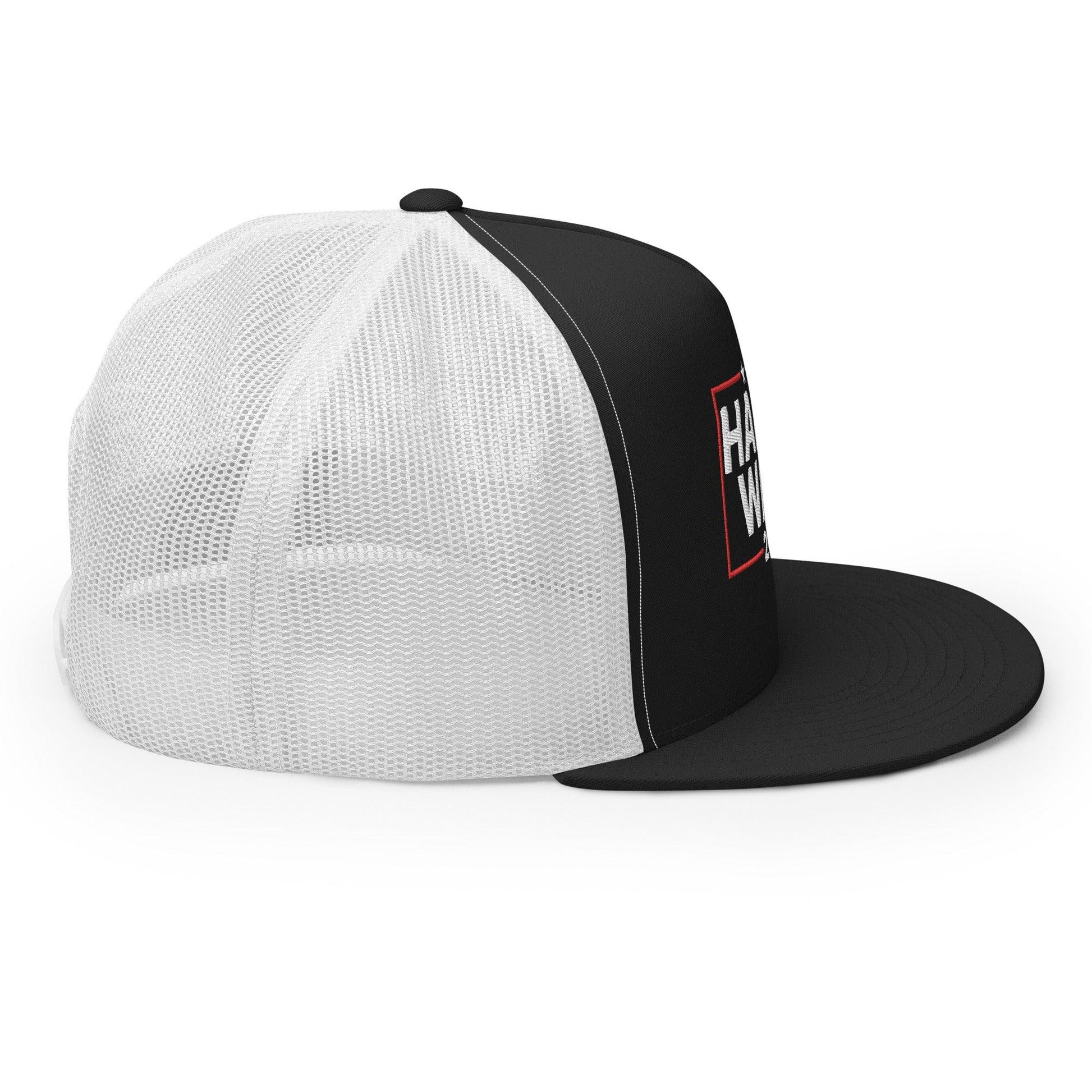 Harris Walz 2024 Flat Bill Brim Trucker Hat