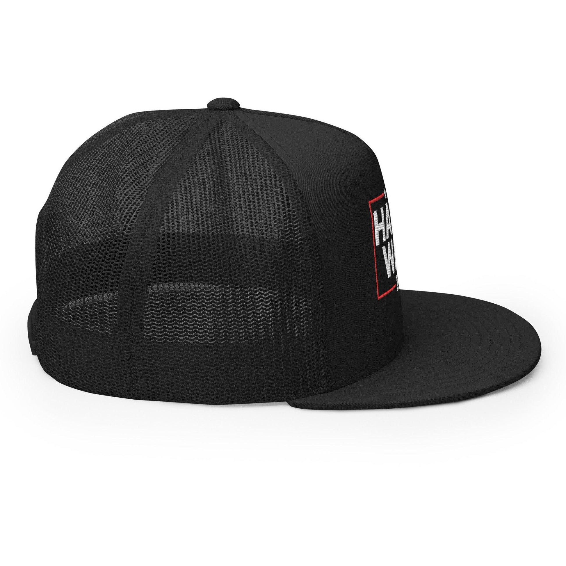 Harris Walz 2024 Flat Bill Brim Trucker Hat