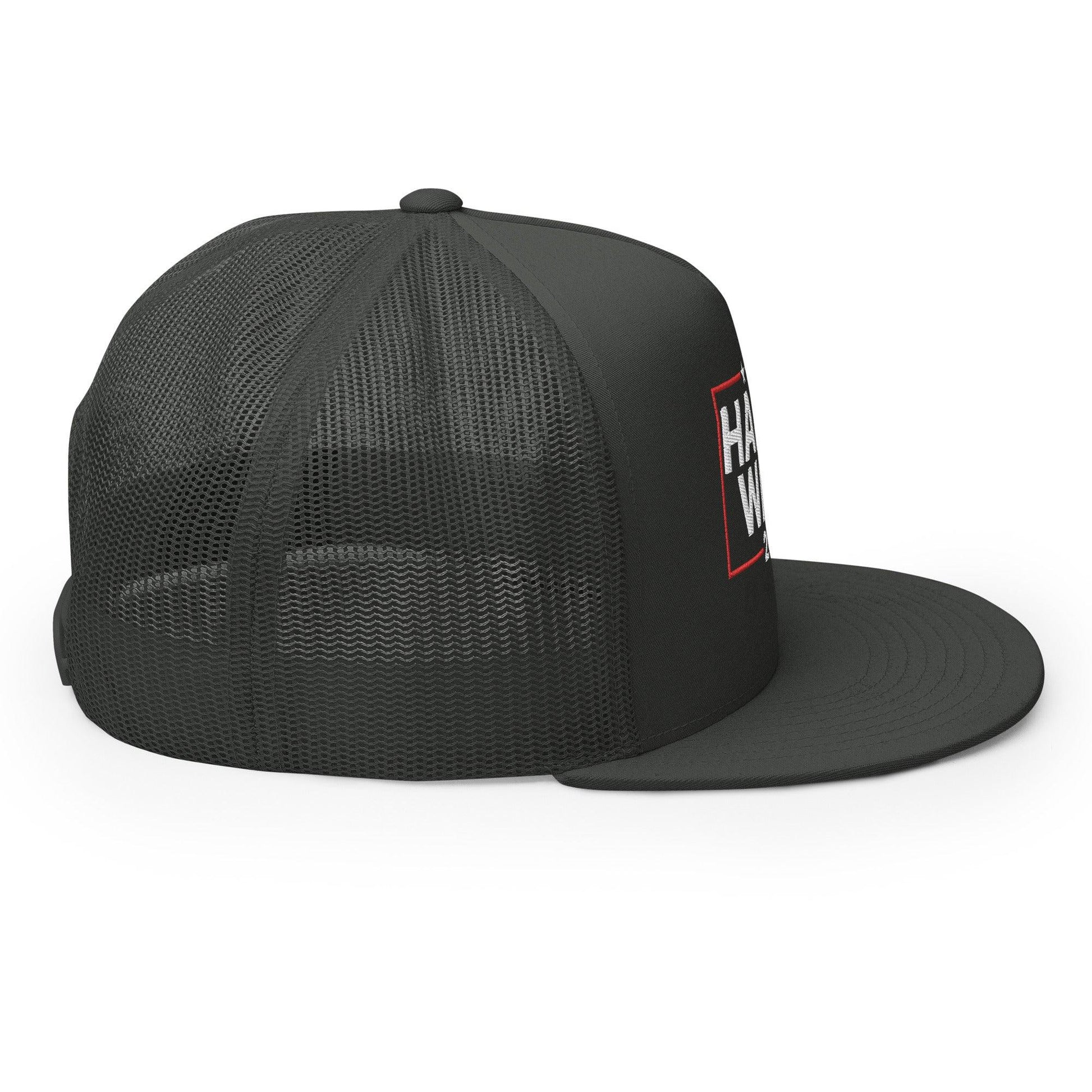 Harris Walz 2024 Flat Bill Brim Trucker Hat