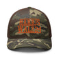 Harris Walz ’24 2024 Camo Trucker Hat Orange - Camo/Brown