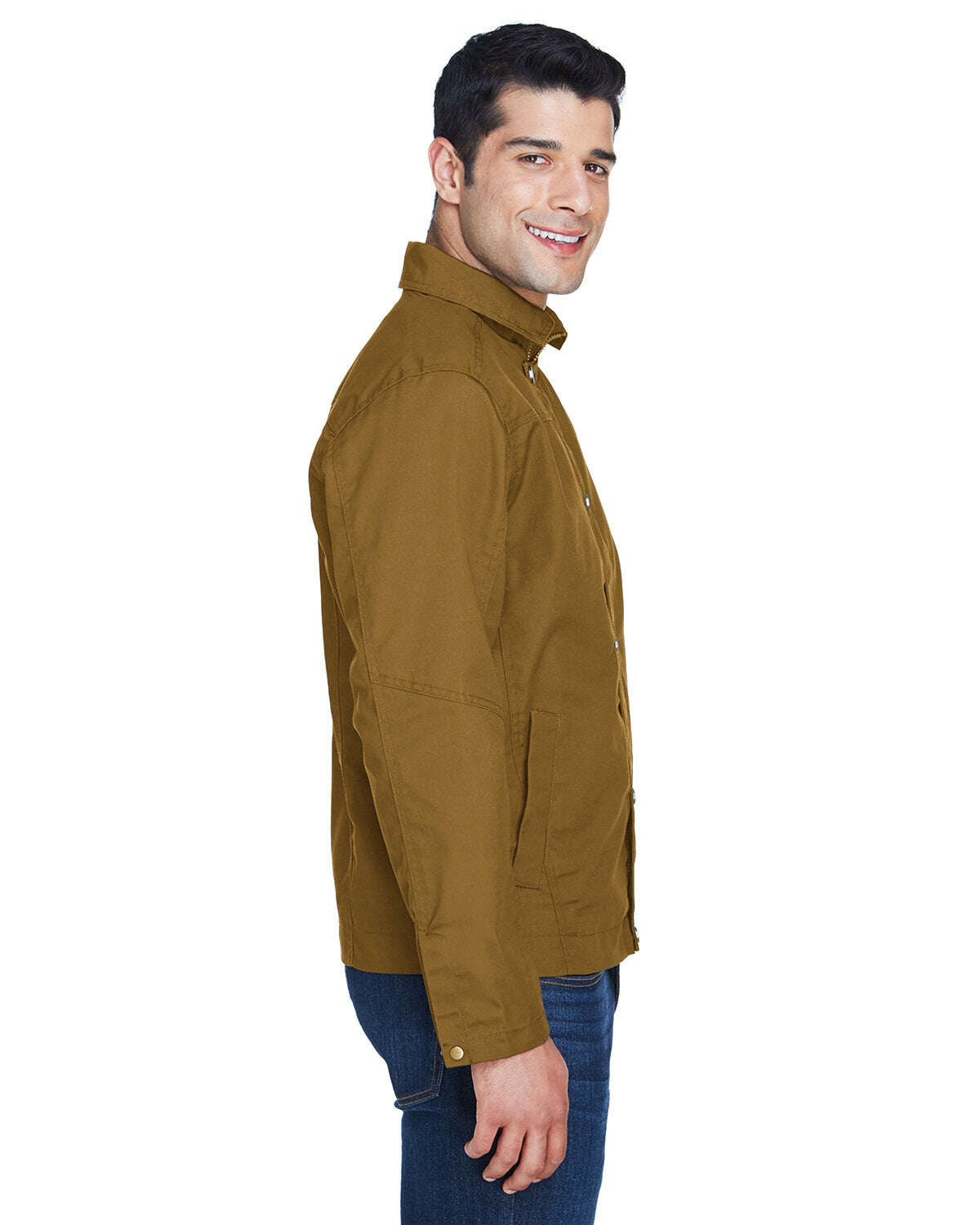 Outerwear-Harriton Men's Auxiliary Canvas Work Jacket M705-torontoscreenprinting.ca