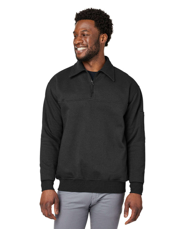 Harriton Men’s ClimaBloc™ Heavyweight Tactical Quarter-Zip M712 - Sweatshirts | Fleece