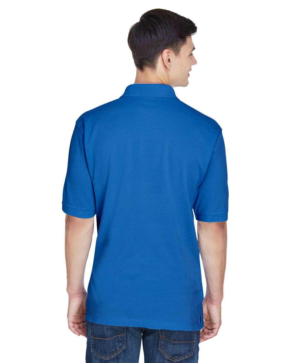 Polos-Harriton Men's Easy Blend™ Polo M265-torontoscreenprinting.ca