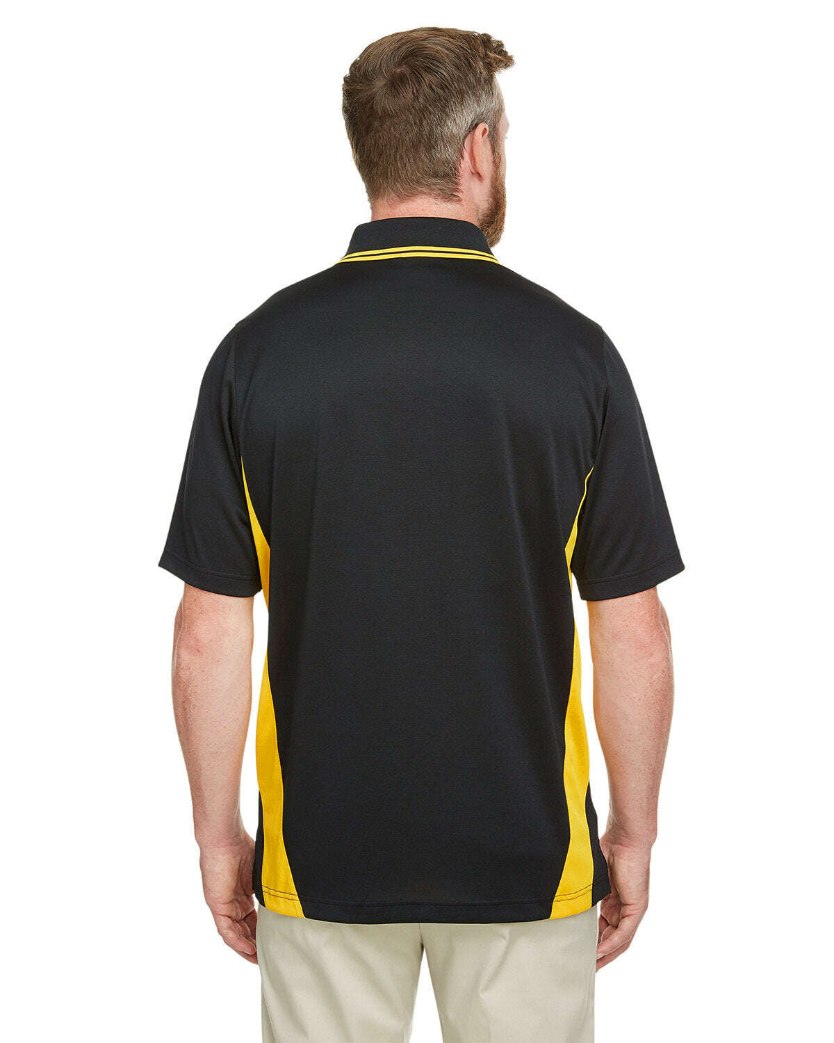 Polos-Harriton Men's Flash Snag Protection Plus IL Colorblock Polo M386-torontoscreenprinting.ca