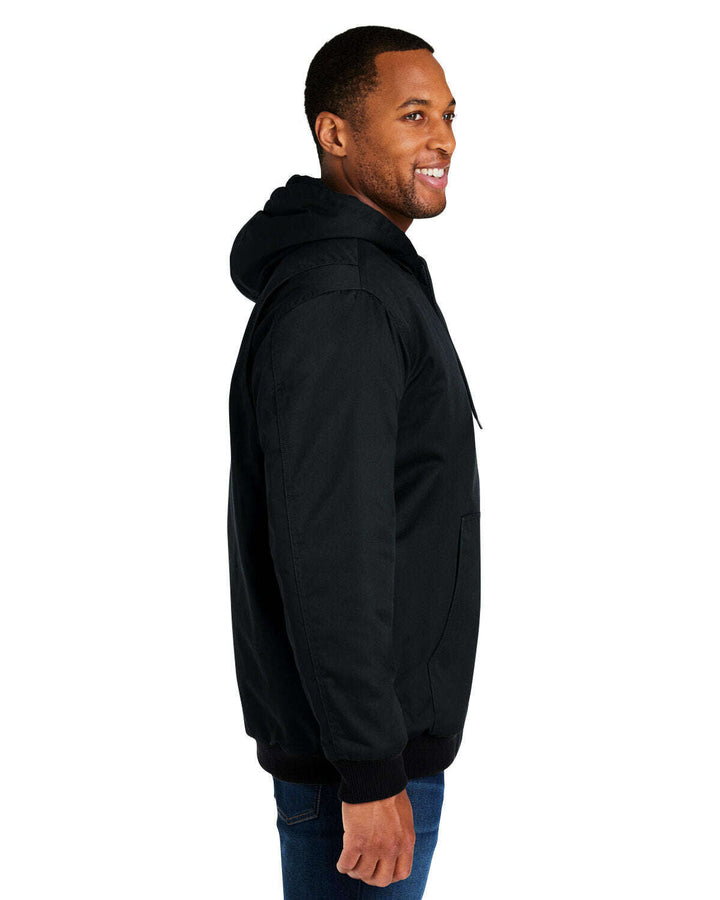 Harriton Unisex ClimaBloc® Heavyweight Hooded Full-Zip Jacket M722 - Outerwear