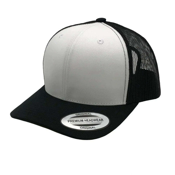 Hats: unleash your style with custom apparel today! Hp001 - Black White Black / ONE SIZE - HATS