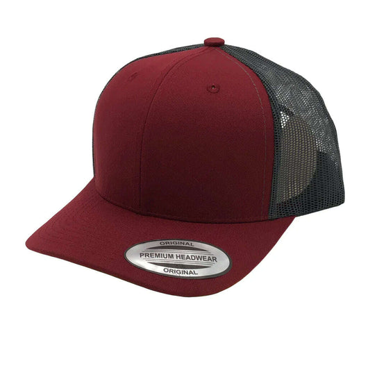 Hats: unleash your style with custom apparel today! Hp001 - Maroon Dark Grey / ONE SIZE - HATS