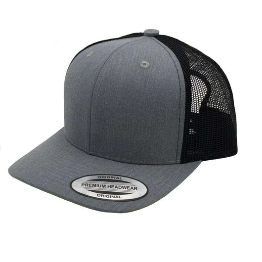 Hats: unleash your style with custom apparel today! Hp001 - Heather Grey Black / ONE SIZE - HATS