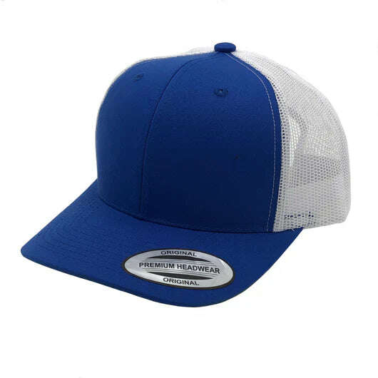 Hats: unleash your style with custom apparel today! Hp001 - Royal White / ONE SIZE - HATS