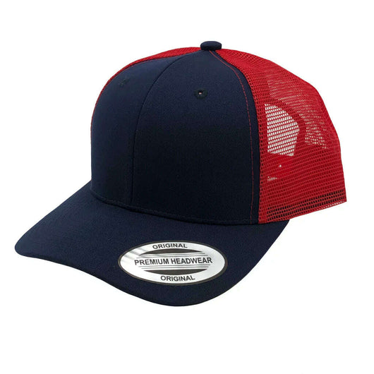 Hats: unleash your style with custom apparel today! Hp001 - Navy Red / ONE SIZE - HATS
