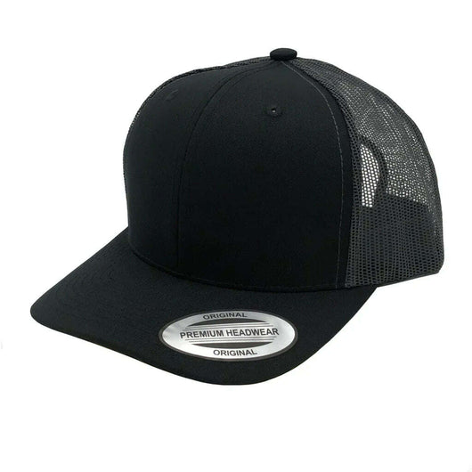 Hats: unleash your style with custom apparel today! Hp001 - Black Dark Grey / ONE SIZE - HATS