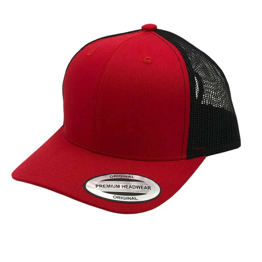 Hats: unleash your style with custom apparel today! Hp001 - Red Black / ONE SIZE - HATS