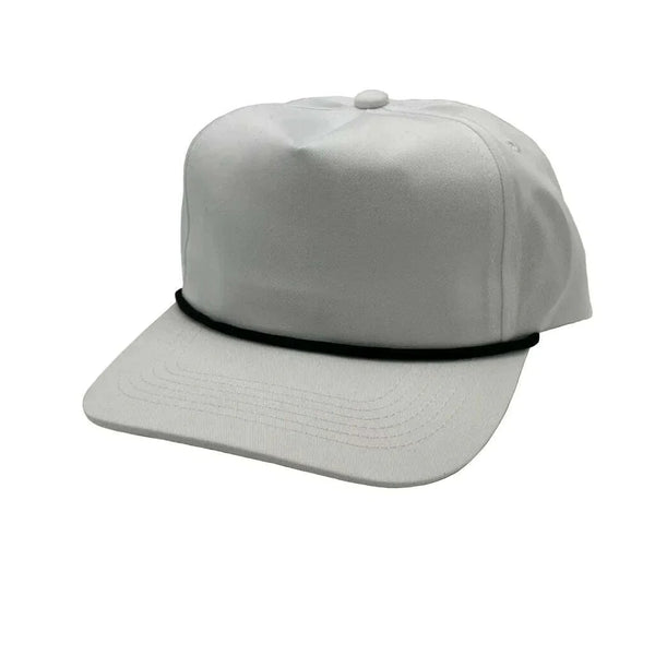 Hats: custom apparel for toronto style. Product code: ha777 - White with Black String / One Size - Hats