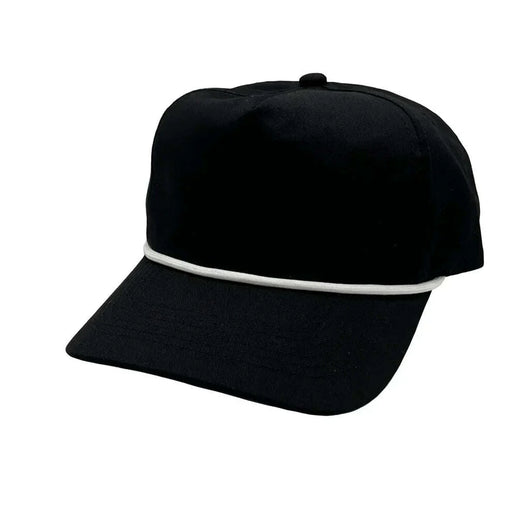 Hats: custom apparel for toronto style. Product code: ha777 - Black with White String / One Size - Hats