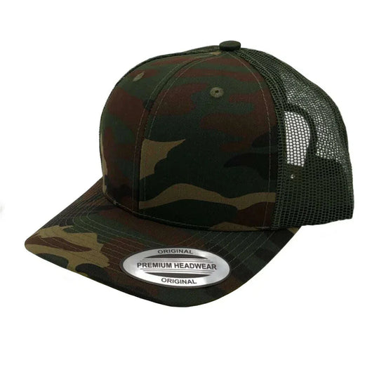 Hats: unleash your style with custom apparel today! Hp001 - Camo Green Olive / ONE SIZE - HATS