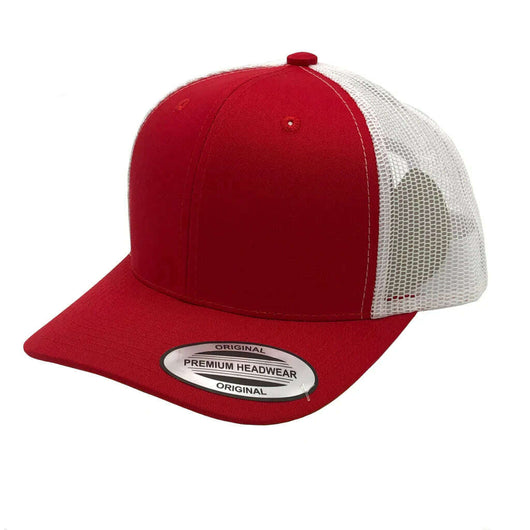 Hats: unleash your style with custom apparel today! Hp001 - Red White / ONE SIZE - HATS