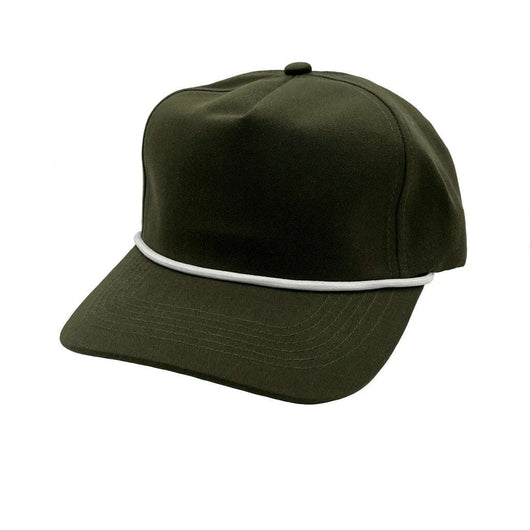 Hats: custom apparel for toronto style. Product code: ha777 - Olive with White String / One Size - Hats
