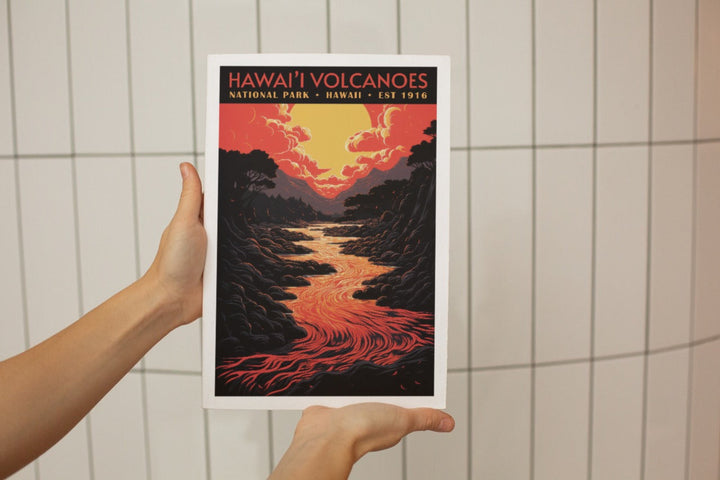 Hawaii Volcanoes National Park Poster - poster