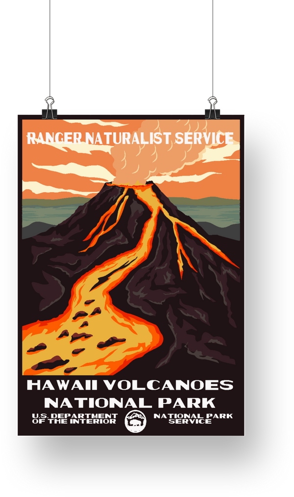 Hawaii Volcanoes National Park Poster - poster