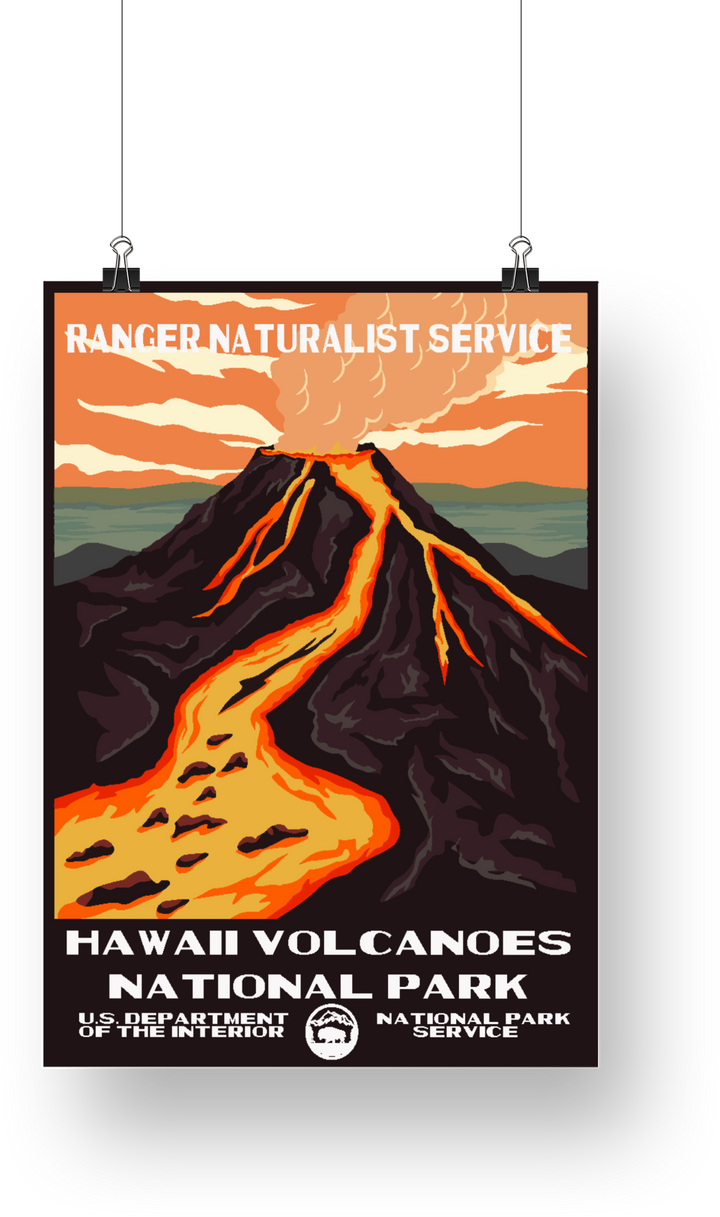 Hawaii Volcanoes National Park Poster - poster