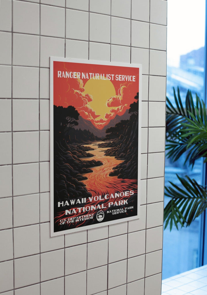 Hawaii Volcanoes National Park Poster - poster