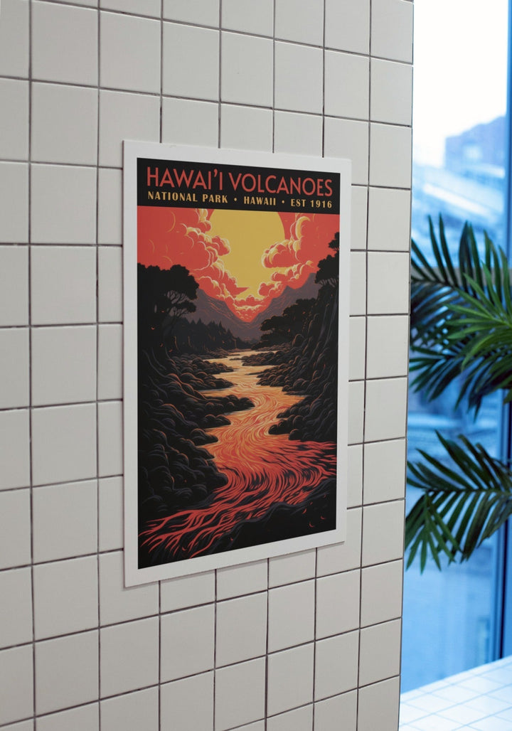 Hawaii Volcanoes National Park Poster - poster