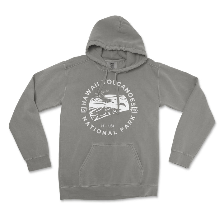 Hawaii Volcanoes of National Park Comfort Colors Hoodie - S / Grey - hoodie