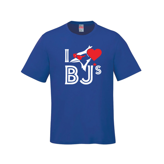 I Heart BJs Red Sunglasses T-Shirt – Cool Bird Classic Style - Royal Blue / Small