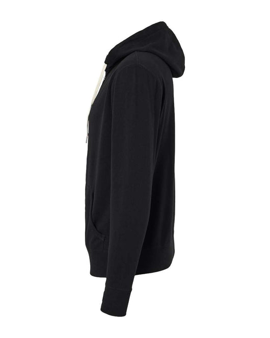 Heathered French Terry Full-Zip Hooded Sweatshirt PRM90HTZ - Full-Zip Hoodie