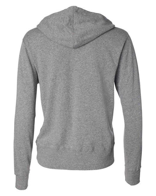 Heathered French Terry Full-Zip Hooded Sweatshirt PRM90HTZ - Full-Zip Hoodie
