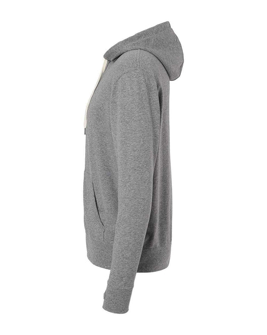 Heathered French Terry Full-Zip Hooded Sweatshirt PRM90HTZ - Full-Zip Hoodie