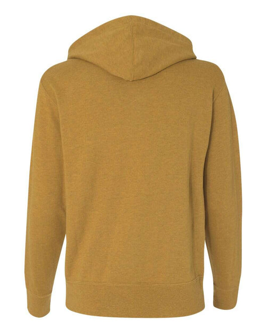 Heathered French Terry Full-Zip Hooded Sweatshirt PRM90HTZ - Full-Zip Hoodie